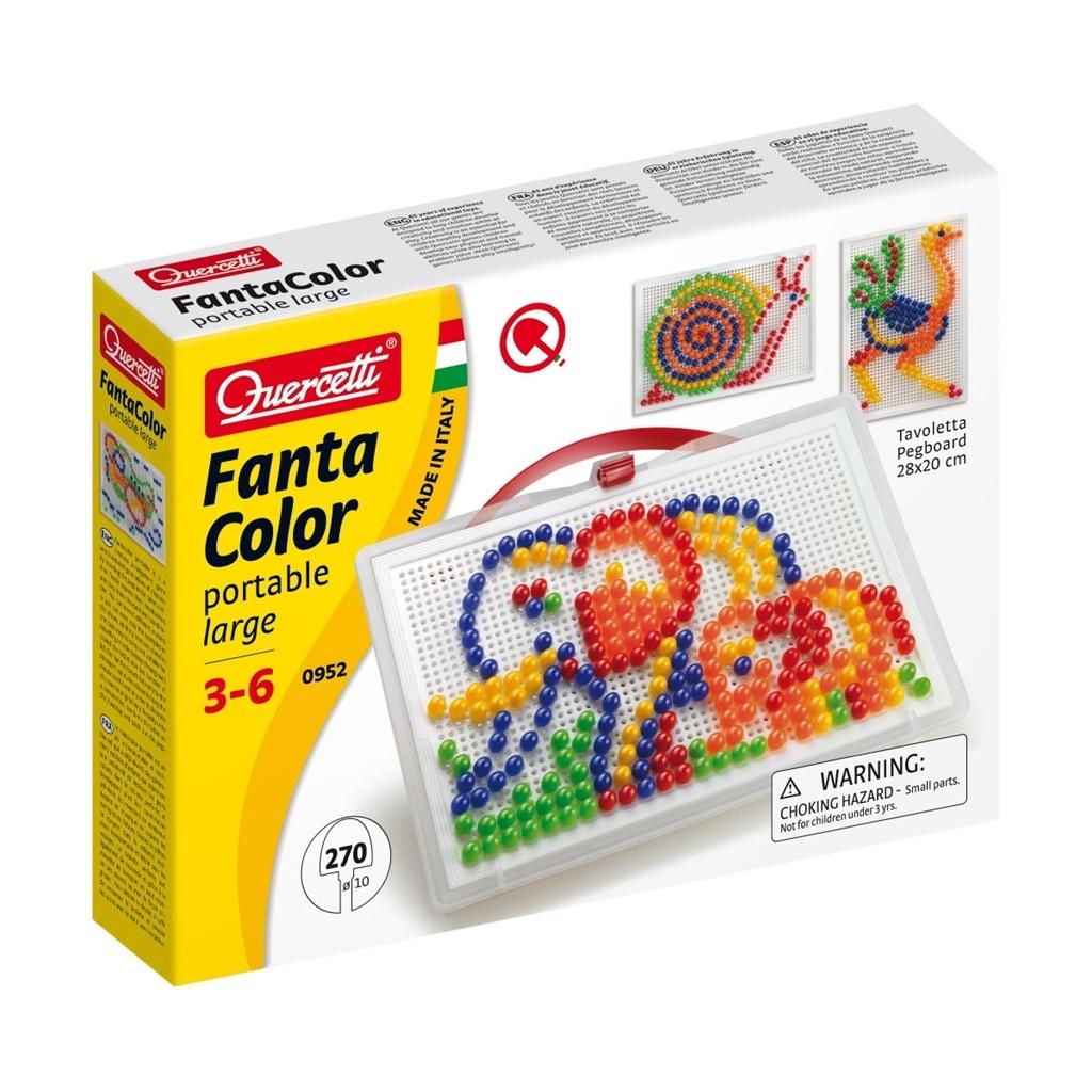 Quercetti 0952 FantaColor Prenosné malé puzzle